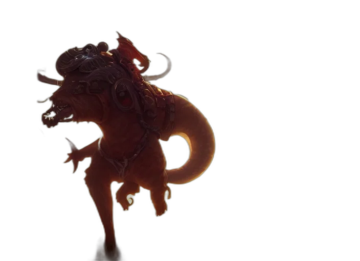dragon, creature, animal, 3d render transparent PNG cut-out