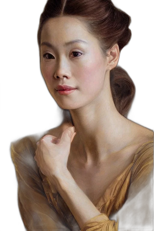 face, jewelry, dress, crown, photorealistic, oil painting, fantasy art, concept art transparent PNG cut-out