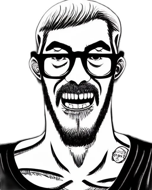 face, cartoon, comic book art, concept art transparent PNG cut-out