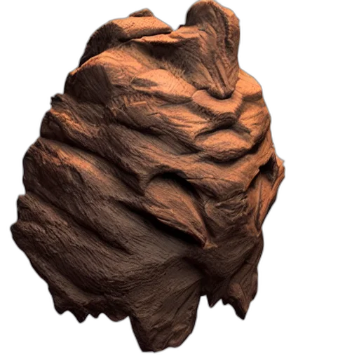 crown, hair, tree, food, 3d render, photorealistic, concept art, zbrush transparent PNG cut-out