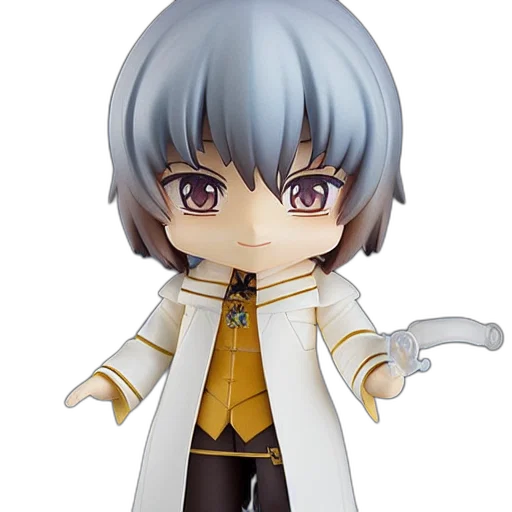 staff, 3d render, wizard, nendoroid, figurine, detailed, product, photo transparent PNG cut-out