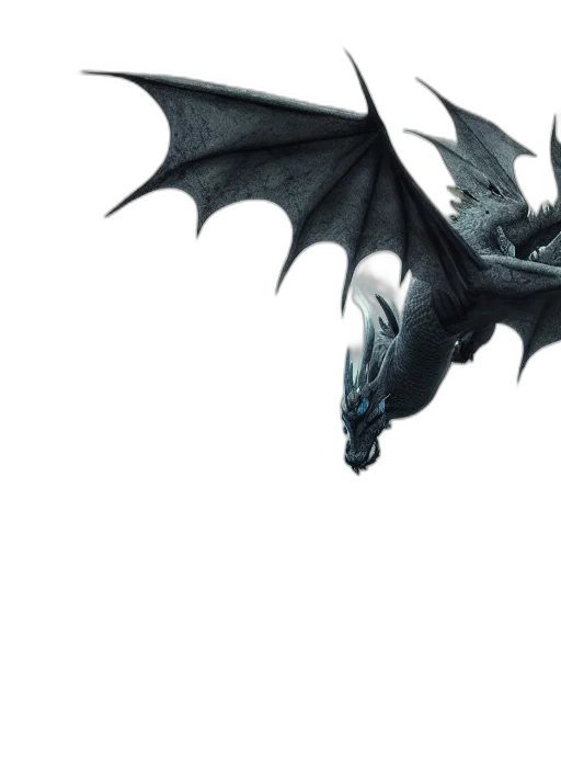 dragon, creature, weapon, animal, concept art, fantasy art, 3d render, photorealistic transparent PNG cut-out