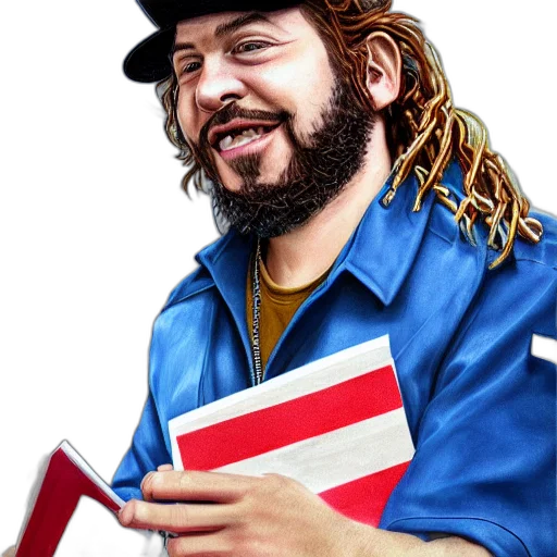 staff, hat, jacket, face transparent PNG cut-out
