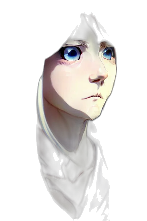 face, mask, robot, creature transparent PNG cut-out
