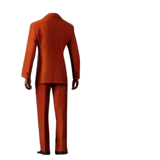 jacket, dress, staff, hair, 3d render, concept art, red, full transparent PNG cut-out