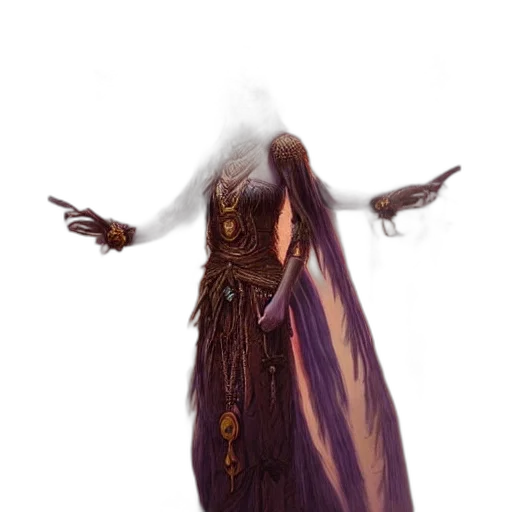 dress, staff, creature, dragon, concept art, fantasy art, pixel art, 3d render transparent PNG cut-out