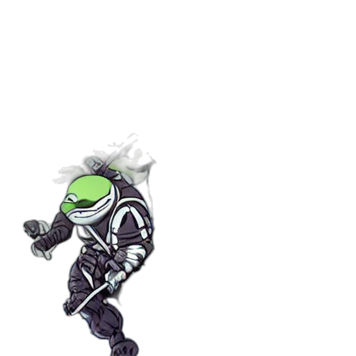 robot, jacket, staff, creature transparent PNG cut-out