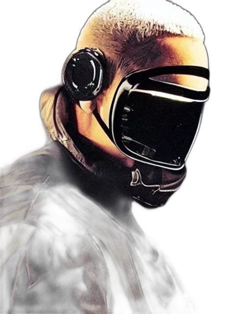 mask, robot, face, jacket transparent PNG cut-out