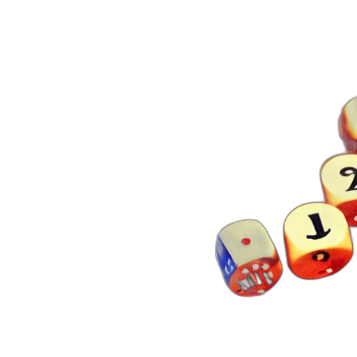 jewelry, 3d render, pixel art, satan, playing, dice transparent PNG cut-out