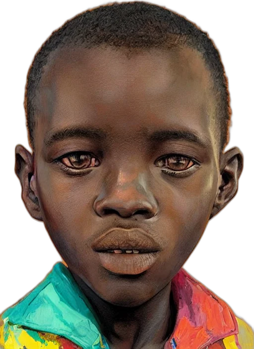 face, mask, animal, creature, photorealistic, concept art, oil painting, 3d render transparent PNG cut-out