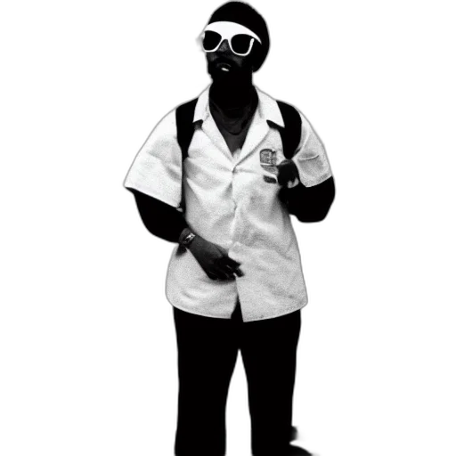 jacket, staff, mask, robot transparent PNG cut-out