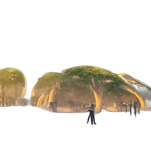 concept art, 3d render, fantasy art, forest transparent PNG cut-out