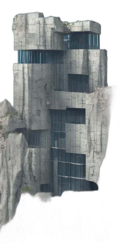 building, face, weapon, robot transparent PNG cut-out