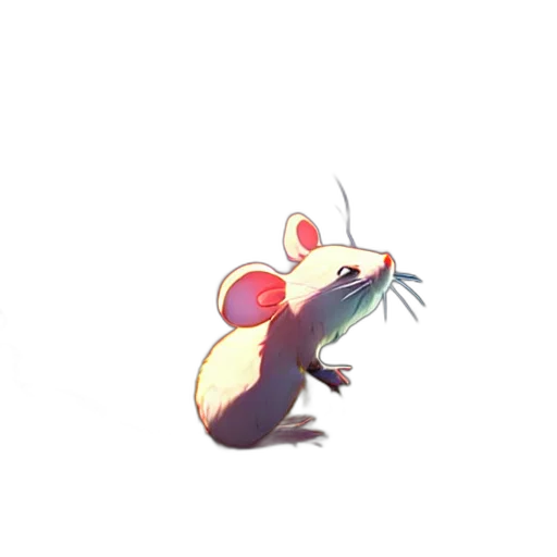 animal, creature, hat, staff transparent PNG cut-out