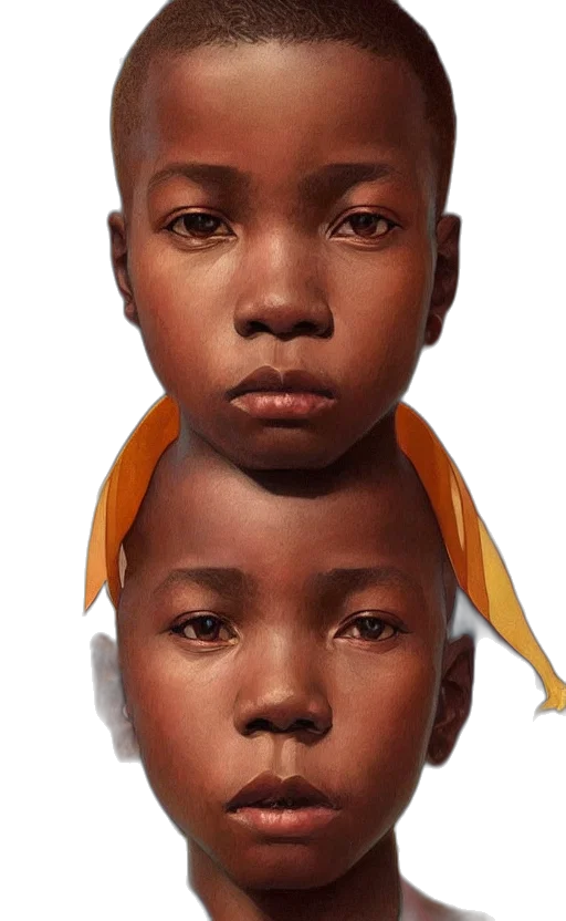 face, mask, crown, creature, photorealistic, concept art, 3d render, fantasy art transparent PNG cut-out