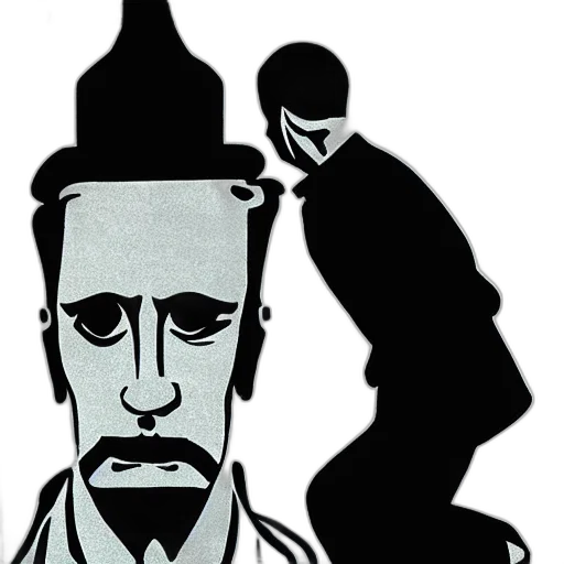 mask, comic book art, cartoon, concept art transparent PNG cut-out