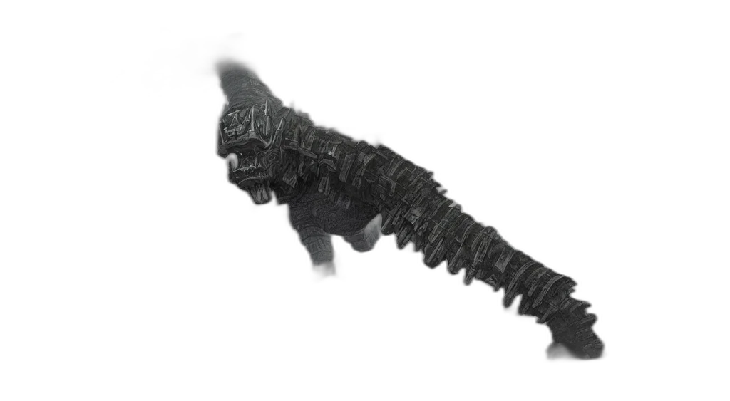 dragon, staff, weapon, sword transparent PNG cut-out