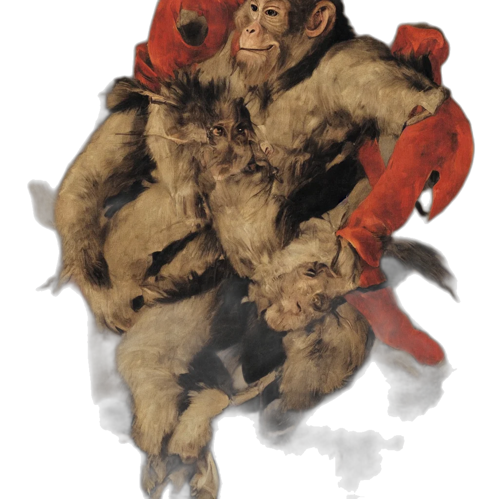 creature, animal, mask, jacket transparent PNG cut-out
