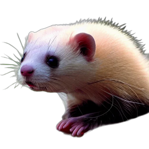 animal, creature, hair, staff, 3d render, photorealistic, concept art, pixel art transparent PNG cut-out