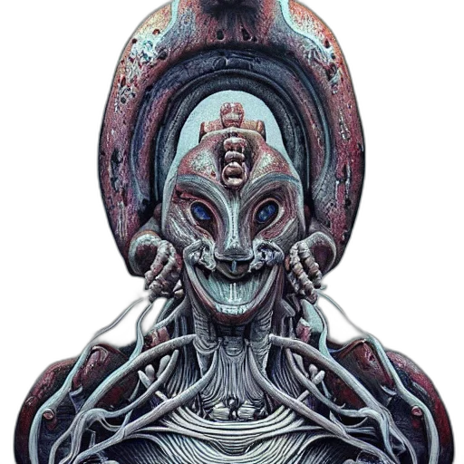 mask, face, robot, creature transparent PNG cut-out
