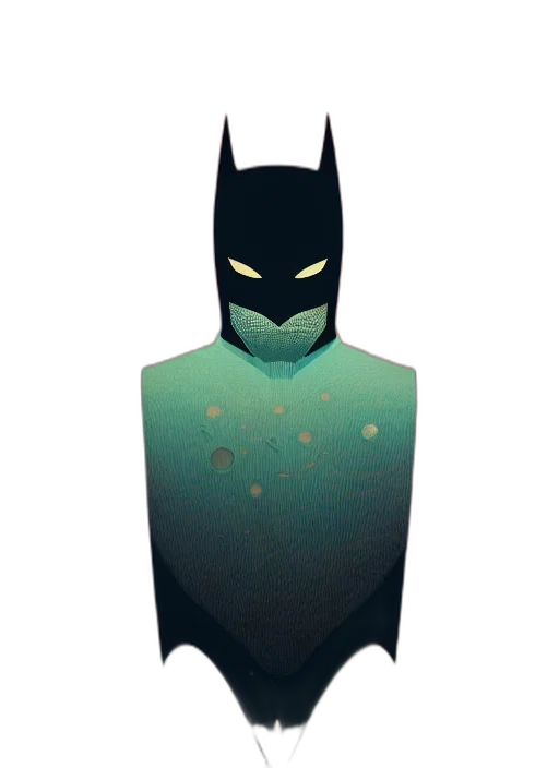 mask, comic book art, concept art, pixel art transparent PNG cut-out