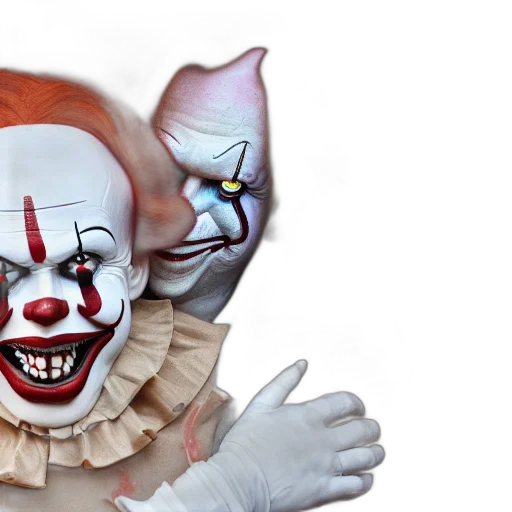 mask, 3d render, concept art, ronald transparent PNG cut-out