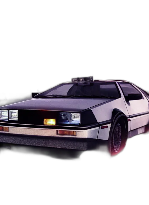 car, robot, vaporwave, concept art transparent PNG cut-out
