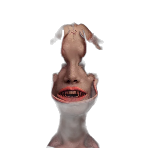 creature, face, mask, animal transparent PNG cut-out