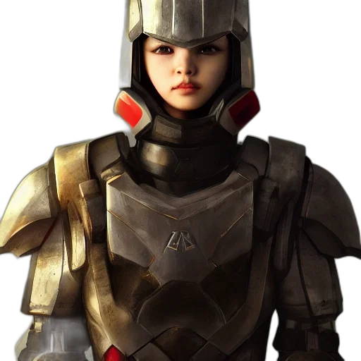 robot, sword, face, staff transparent PNG cut-out