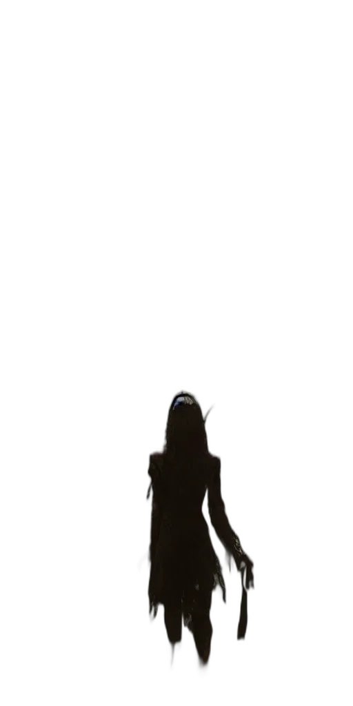 dress, creature, staff, robot transparent PNG cut-out