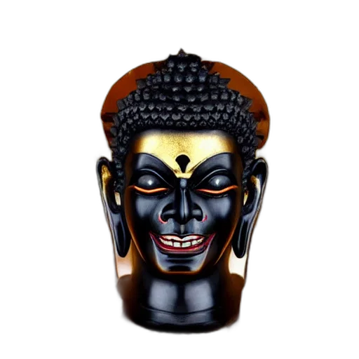 mask, jewelry, face, crown, 3d render, photorealistic, naraka, buddhist transparent PNG cut-out