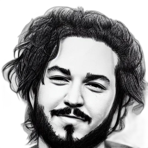 face, hair, photorealistic, pencil sketch transparent PNG cut-out
