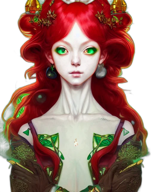 crown, face, dress, jewelry, fantasy art, concept art, photorealistic, comic book art transparent PNG cut-out