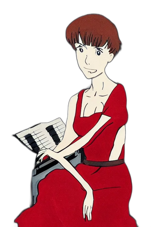 dress, staff, jewelry, cartoon transparent PNG cut-out