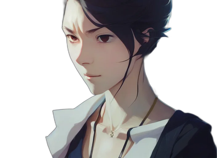 staff, face, mask, crown, anime, concept art, fantasy art, cartoon transparent PNG cut-out
