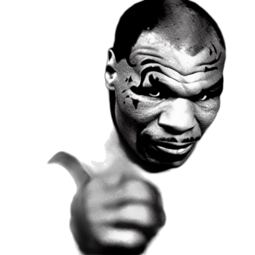 face, staff, weapon, animal, photorealistic, mike, tyson, vampire transparent PNG cut-out