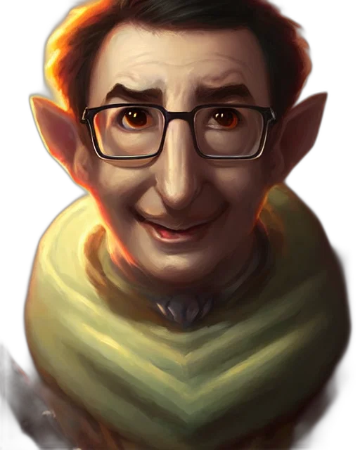 face, staff, creature, mask, fantasy art, concept art, photorealistic, cartoon transparent PNG cut-out