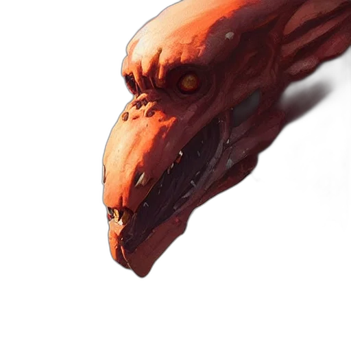 dragon, creature, mask, face transparent PNG cut-out