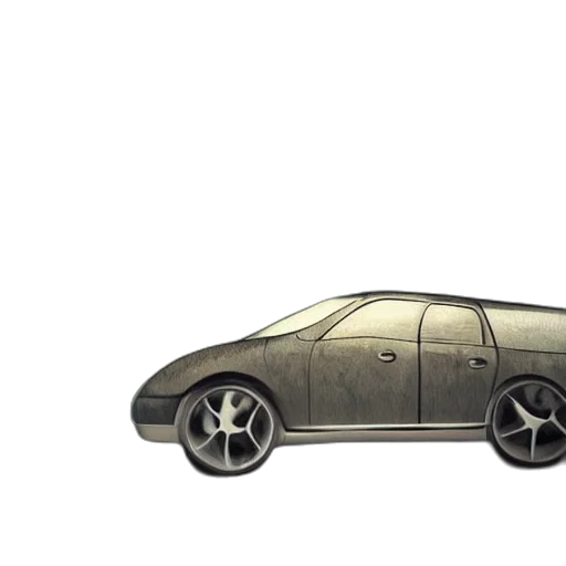car, weapon, concept art, 3d render transparent PNG cut-out