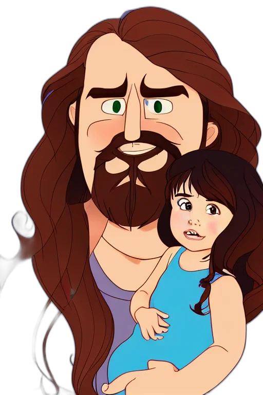 hair, cartoon, concept art, comic book art transparent PNG cut-out