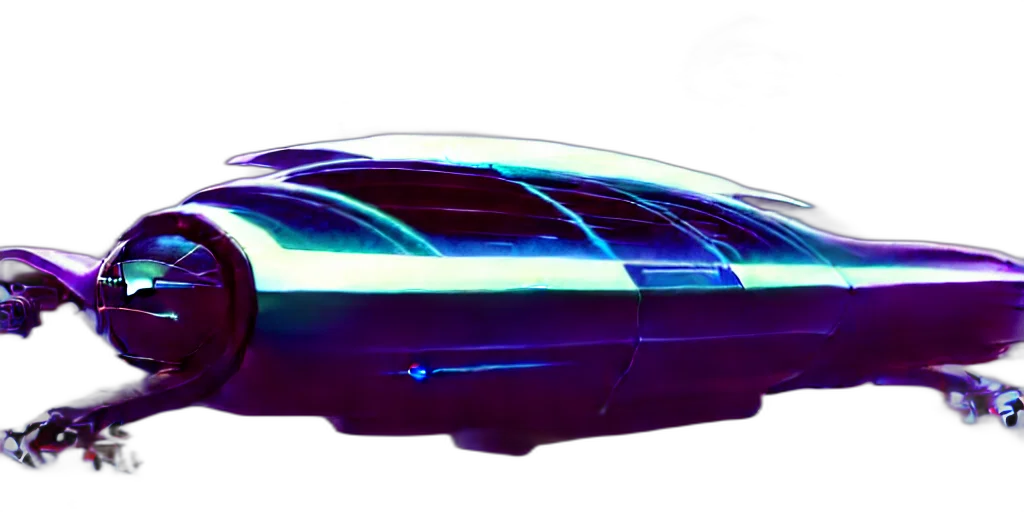 car, concept art, 3d render, vaporwave, cyberpunk, neon lights, futuristic, vehicle transparent PNG cut-out