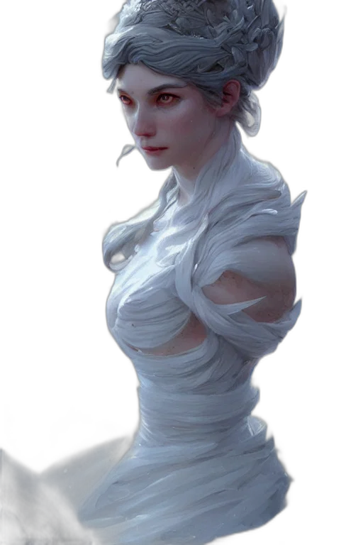 dress, robot, staff, face transparent PNG cut-out