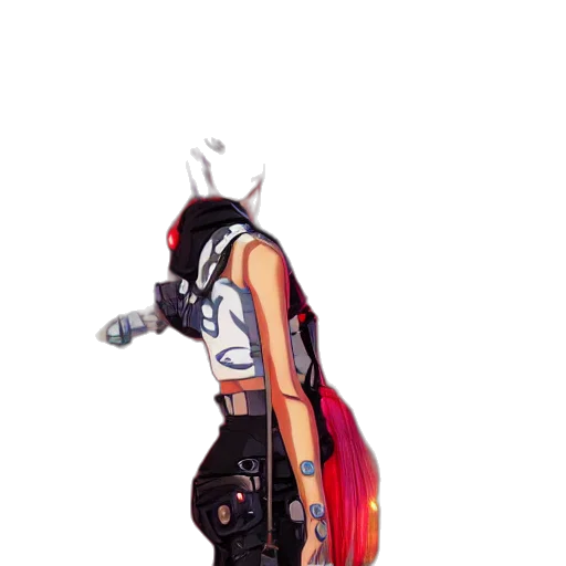 robot, mask, staff, weapon transparent PNG cut-out