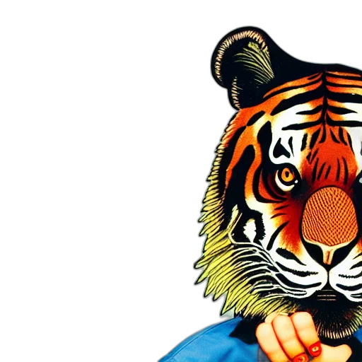 animal, mask, 3d render, cartoon transparent PNG cut-out