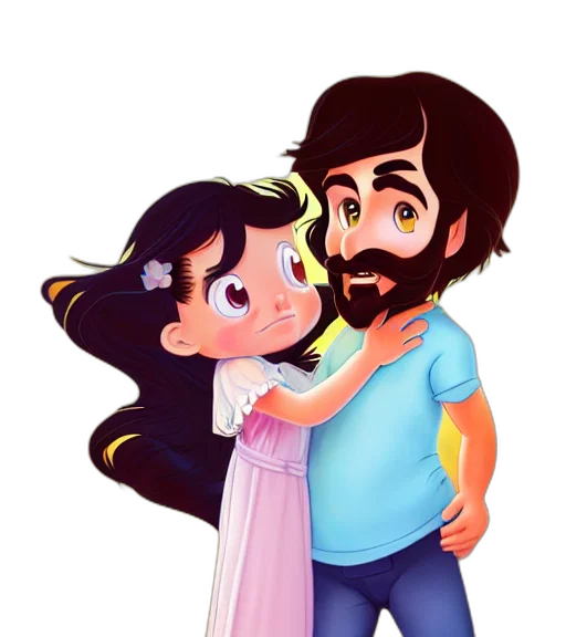 cartoon, concept art, anime, watercolor transparent PNG cut-out