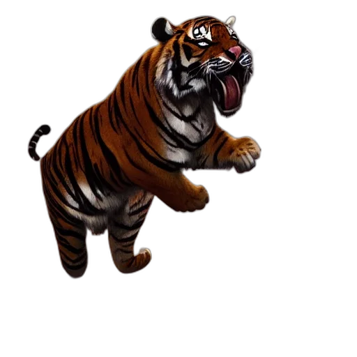 animal, creature, staff, 3d render transparent PNG cut-out