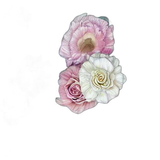 flower, jewelry, crown, staff transparent PNG cut-out