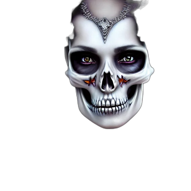 mask, face, jewelry, crown, 3d render, concept art, fantasy art, photorealistic transparent PNG cut-out