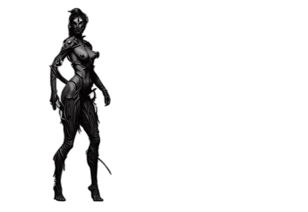 dress, staff, weapon, concept art transparent PNG cut-out
