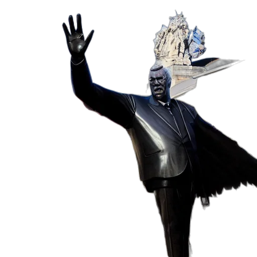 mask, staff, creature, crown transparent PNG cut-out